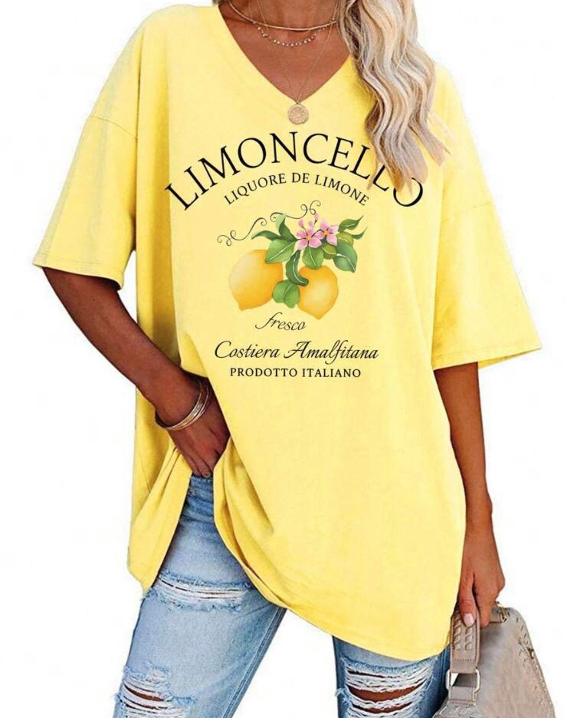 Limoncello T-shirt Geel (44-54), Verzenden, Nieuw, Geel, Shirt of Top