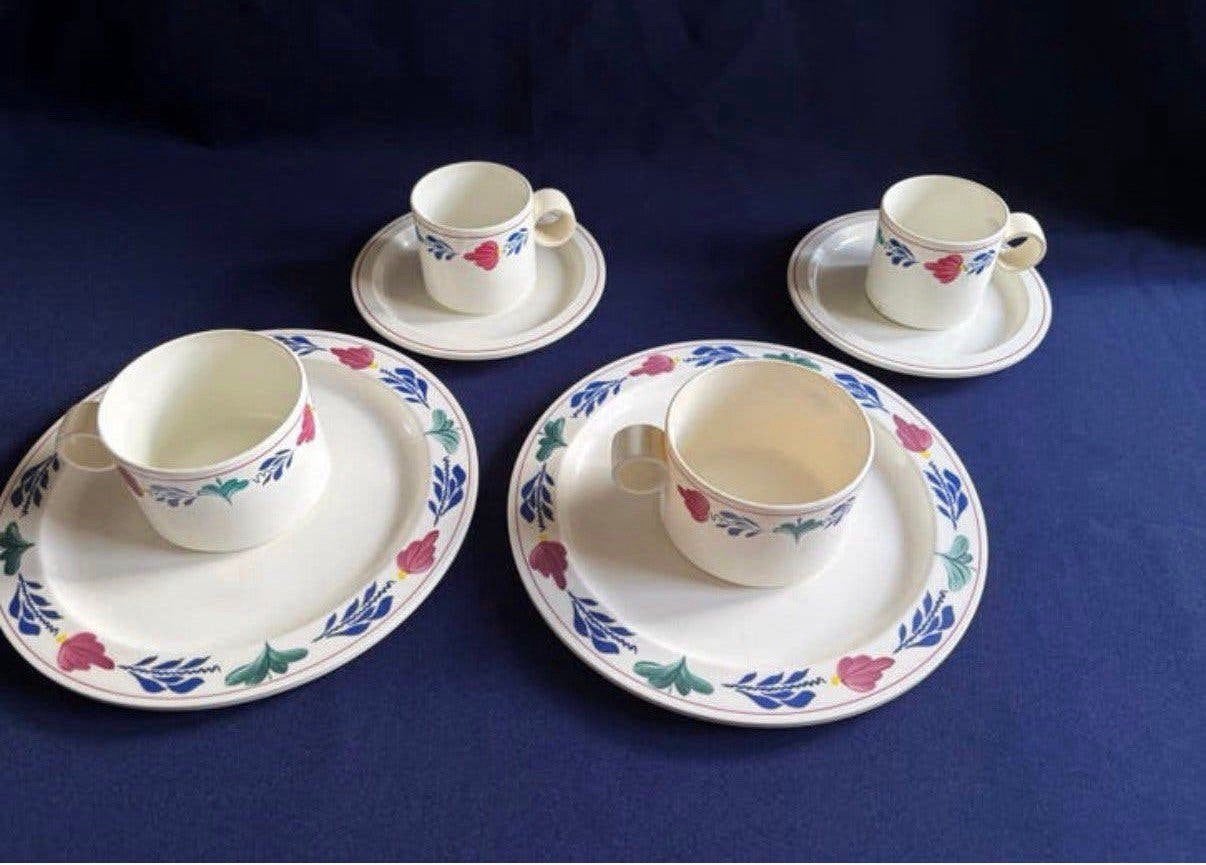 Boerenbont set mepal servies, Huis en Inrichting, Keuken | Servies, Ophalen of Verzenden, Gebruikt, Overige materialen, Kop(pen) en/of Schotel(s)
