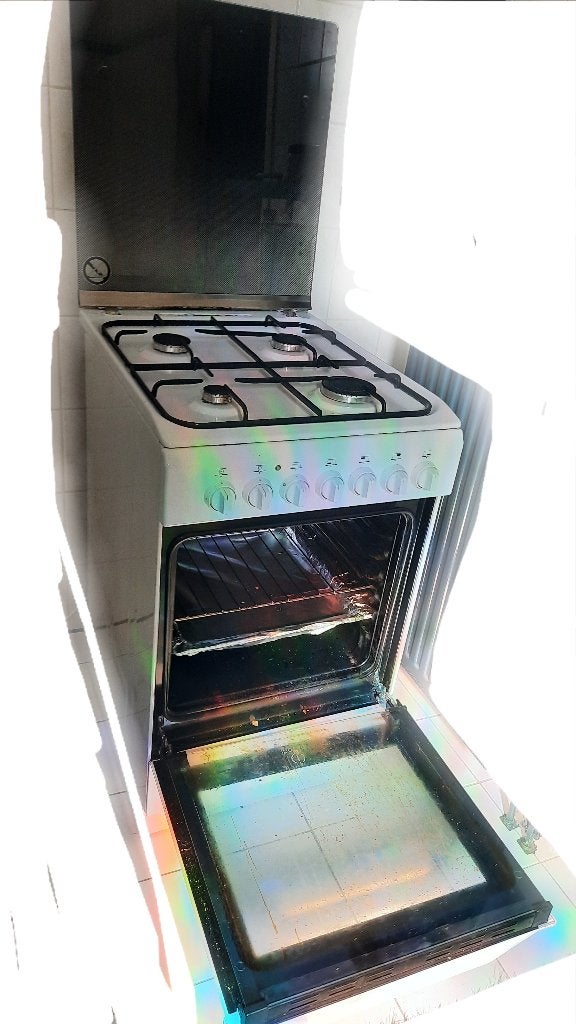 Gasstel met electrische oven 50 euro, Ophalen, Gebruikt, 4 kookzones, Gas