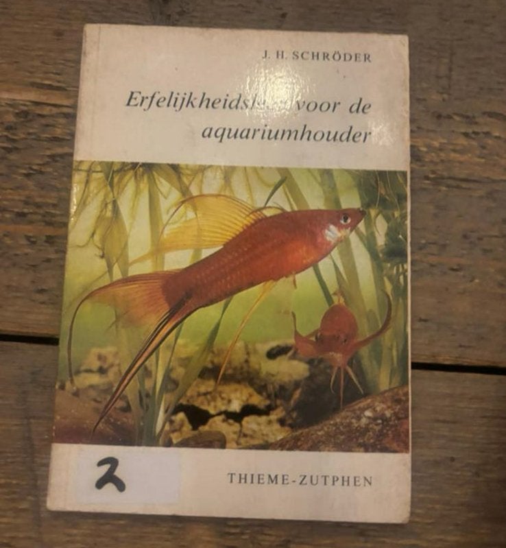 Boekje  erfelijkheidsleer voor de aquariumuouder! 2€, Ophalen of Verzenden, Zo goed als nieuw
