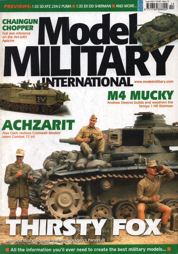 Model Military international magazine No 14, Verzenden, 1:32 tot 1:50, Auto, Overige merken