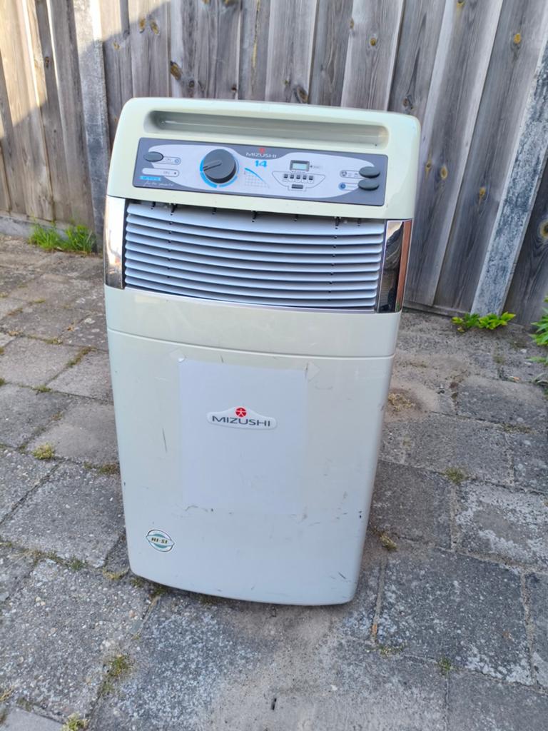 Mizushi Mobiele Airco, Witgoed en Apparatuur, Airco's, Gebruikt, Mobiele airco, Minder dan 60 m³, 3 snelheden of meer, Koelen en Ontvochtigen