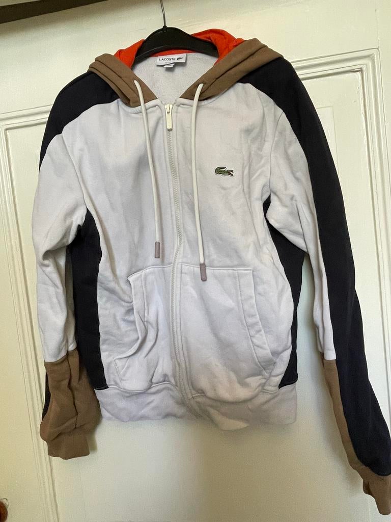 Lacoste hoodie met rits - maat XS, Ophalen of Verzenden, Gedragen, Jack