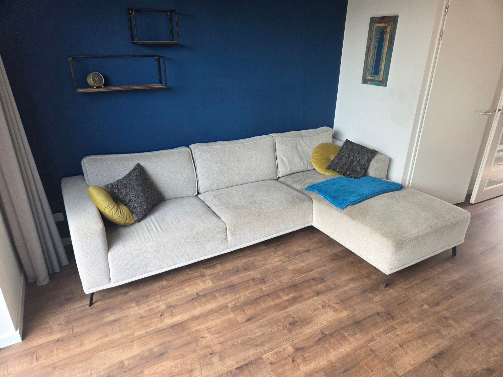 Goossens Hoekbank - Ruim en Comfortabel, Huis en Inrichting, Ophalen, 250 tot 300 cm, Gebruikt, Hoekbank