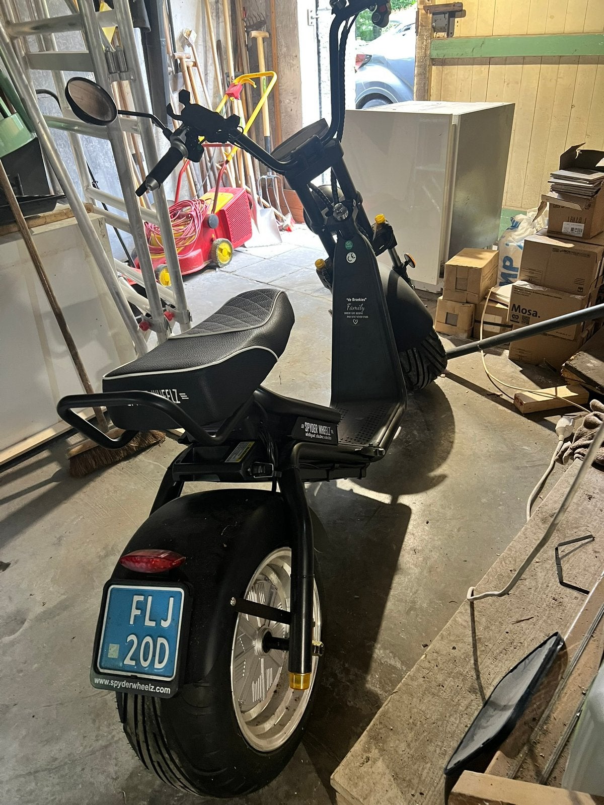 E-shopper Spyder Wheels z.g.a.n. - Slechts 80 km gereden, Fietsen en Brommers, Ophalen, Zo goed als nieuw, Elektrisch, Overige merken