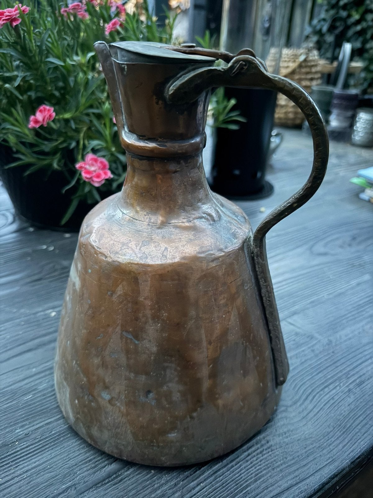 koperen kan antiek, Antiek en Kunst, Ophalen of Verzenden, Koper
