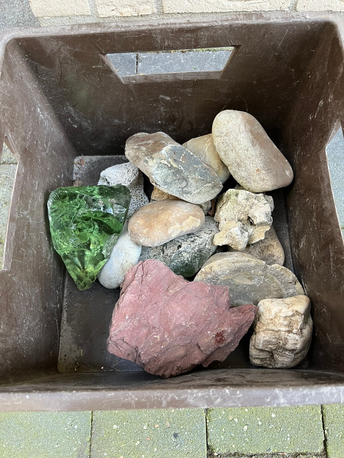FOSSIELEN EN ENKELE MINERALEN, Ophalen of Verzenden, Fossiel
