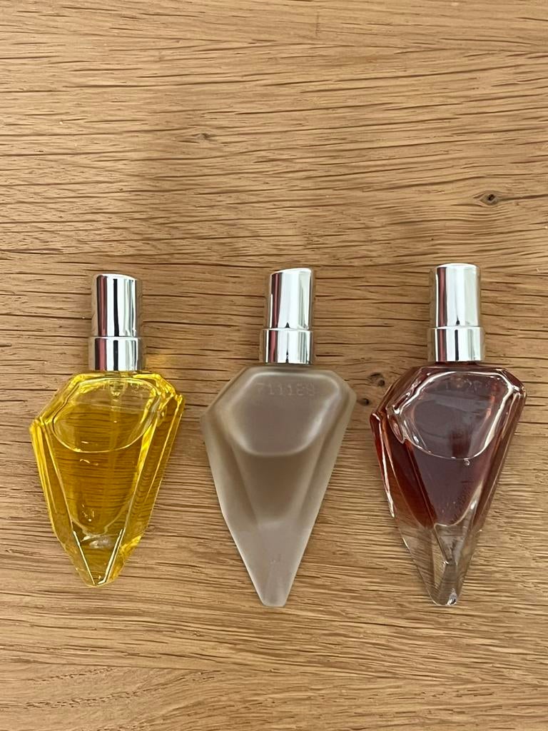 Thierry Mugler Angel parfumminiaturen, Ophalen of Verzenden, Zo goed als nieuw, Miniatuur