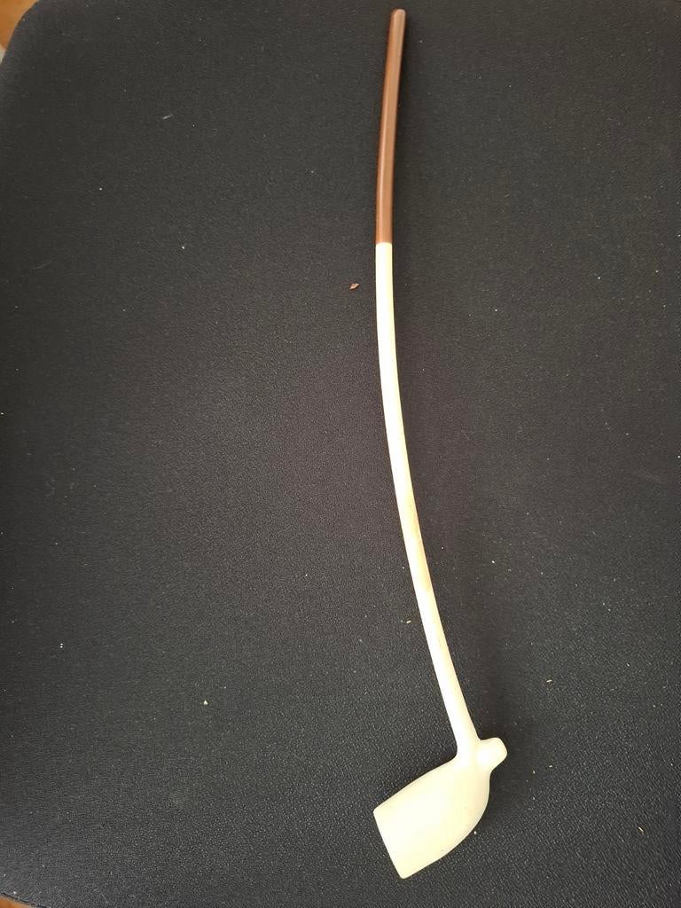 Vintage kleipijp met lange steel, Verzamelen, Ophalen of Verzenden, Nieuw, (Water)pijp