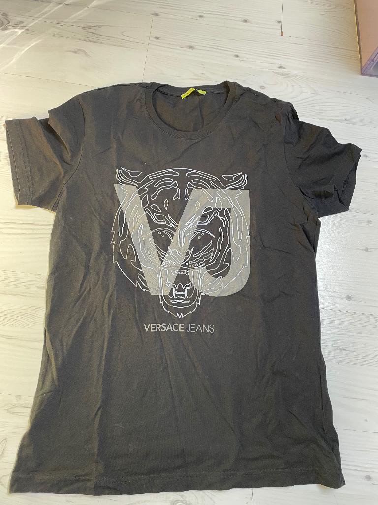Versace jeans shirt, Ophalen, Zwart, Maat 56/58 (XL), Gedragen
