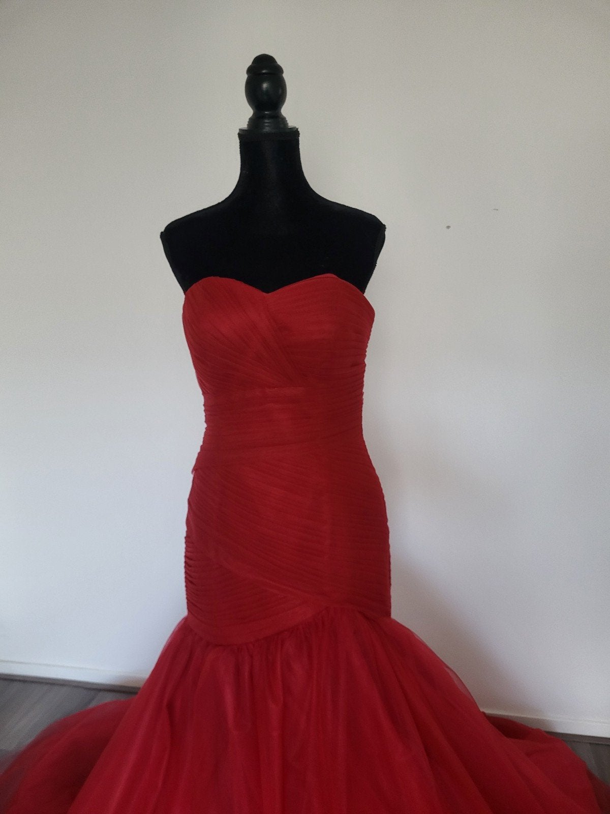 Mooie Rode trouwjurk, Kleding | Dames, Ophalen of Verzenden, Nieuw, Rood, Trouwjurk