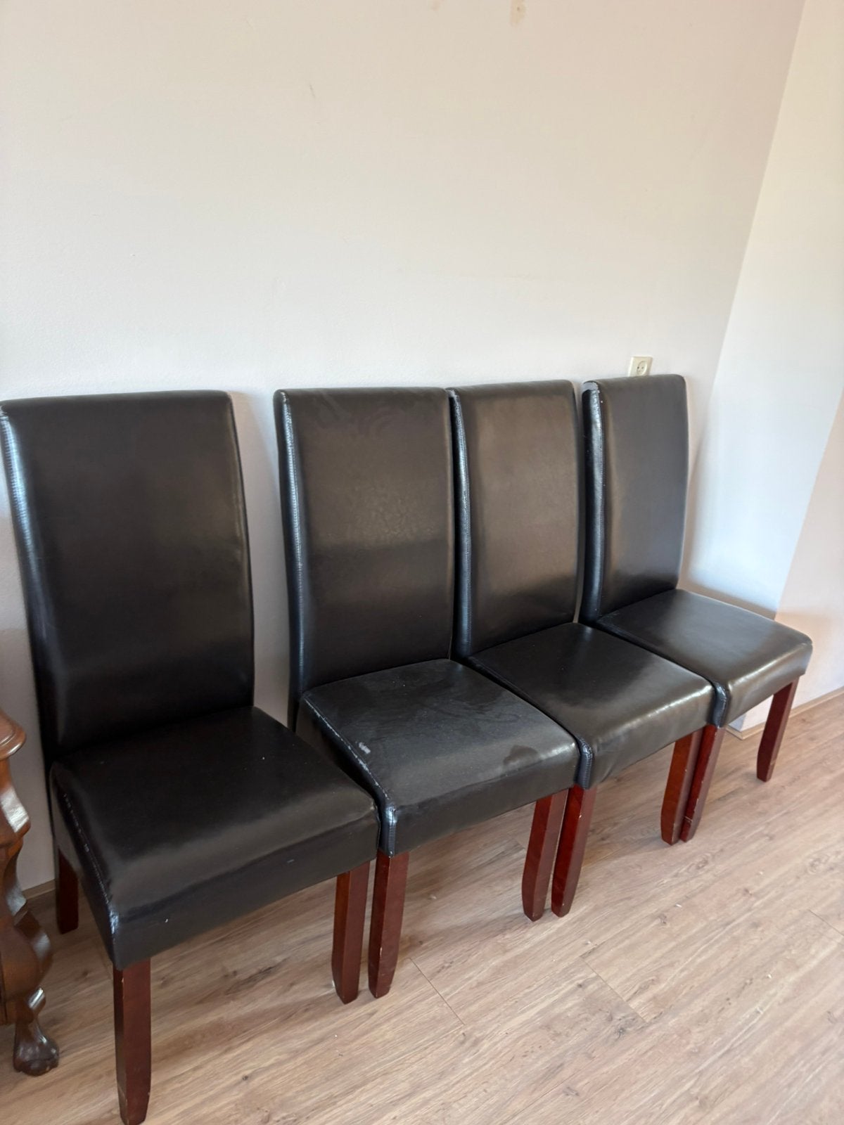 Eettafel stoelen gratis afhalen, Huis en Inrichting, Ophalen, Zwart, Onbekend, Mooi