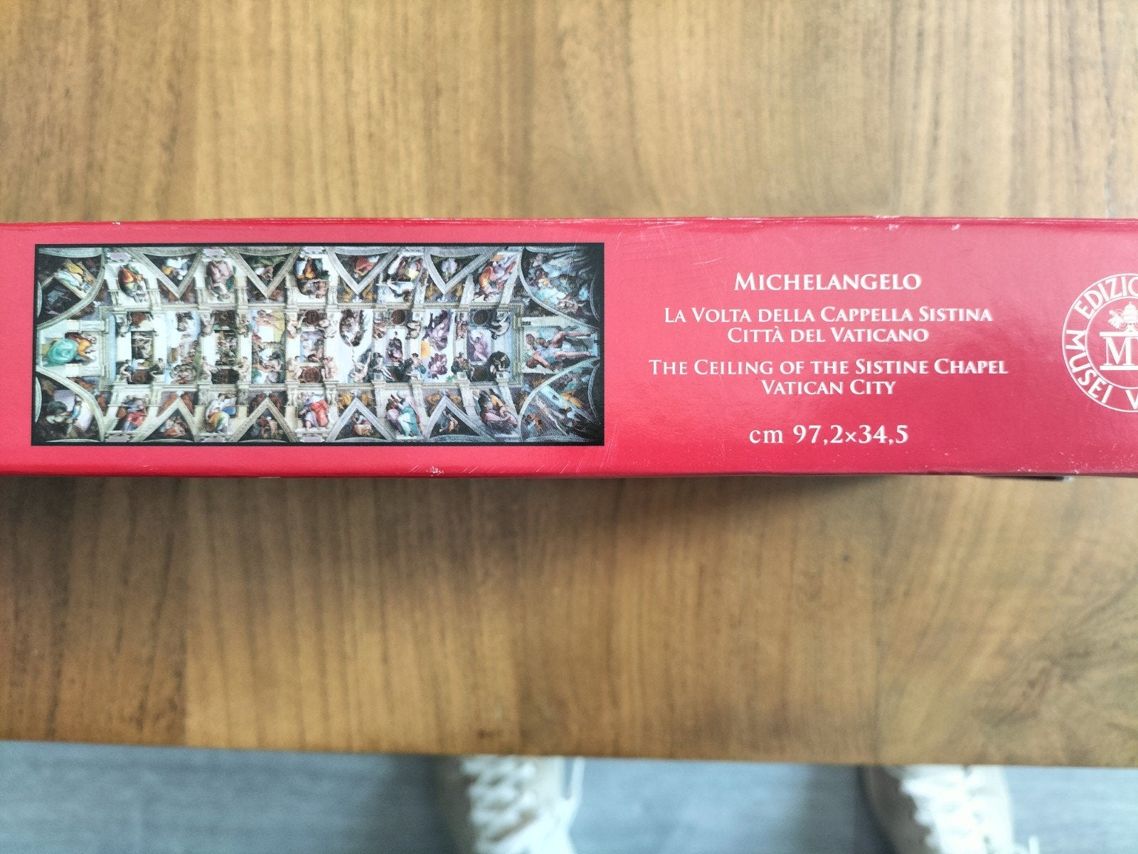 Legpuzzel Michelangelo Sixtijnse Kapel 1000 stukjes, Ophalen of Verzenden, 500 t/m 1500 stukjes, Gebruikt, Legpuzzel