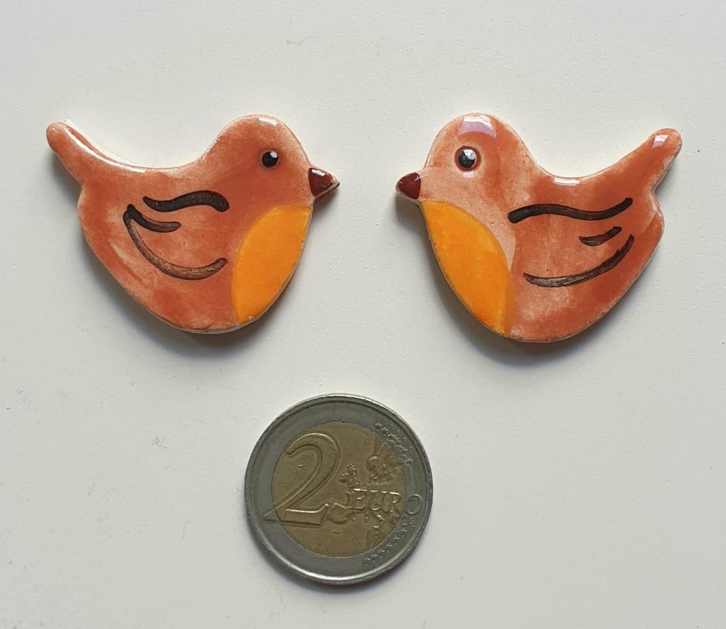 Mozaïek steentjes handgemaakte keramiek vogeltjes, N3E, Verzenden, Handgemaakt, Dieren, Nieuw