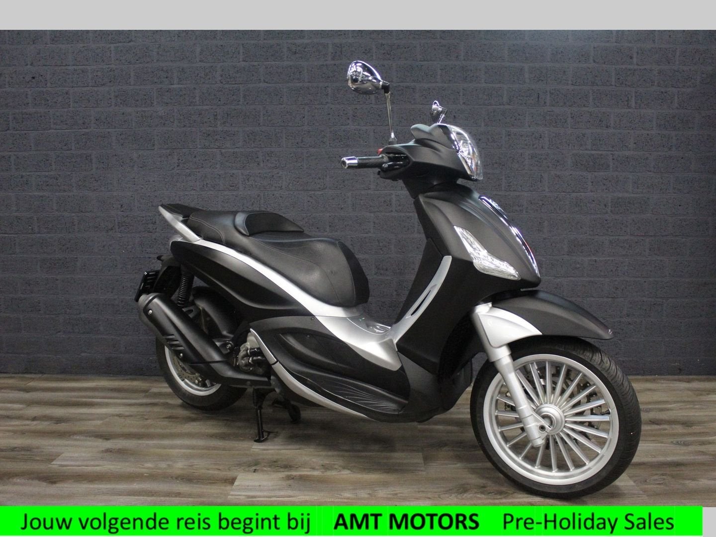 PIAGGIO BEVERLY 300 IE (bj 2012) Mat Zwart A2 geschikt, Onbekend, Onbekend, Minimaal motorrijbewijs A2, 12 t/m 35 kW