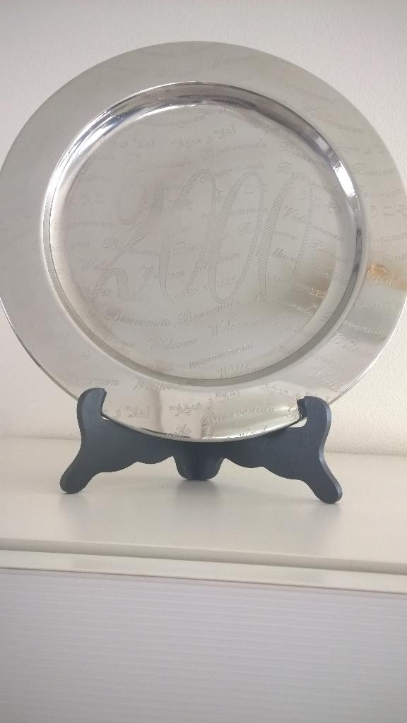 Bewerkte schalen, Overige materialen, Schaal, Rond, Ophalen of Verzenden