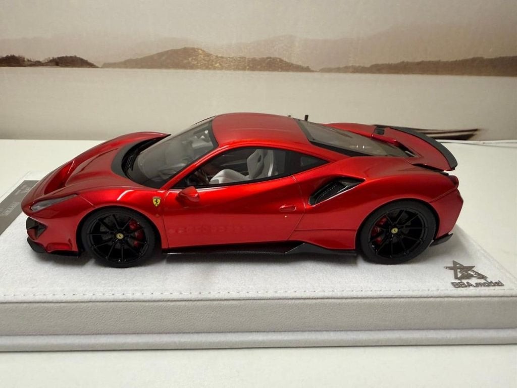 118 BBA Ferrari 488 PISTA, Hobby en Vrije tijd, Modelauto's | 1:18, Ophalen, Nieuw, Auto, Bburago