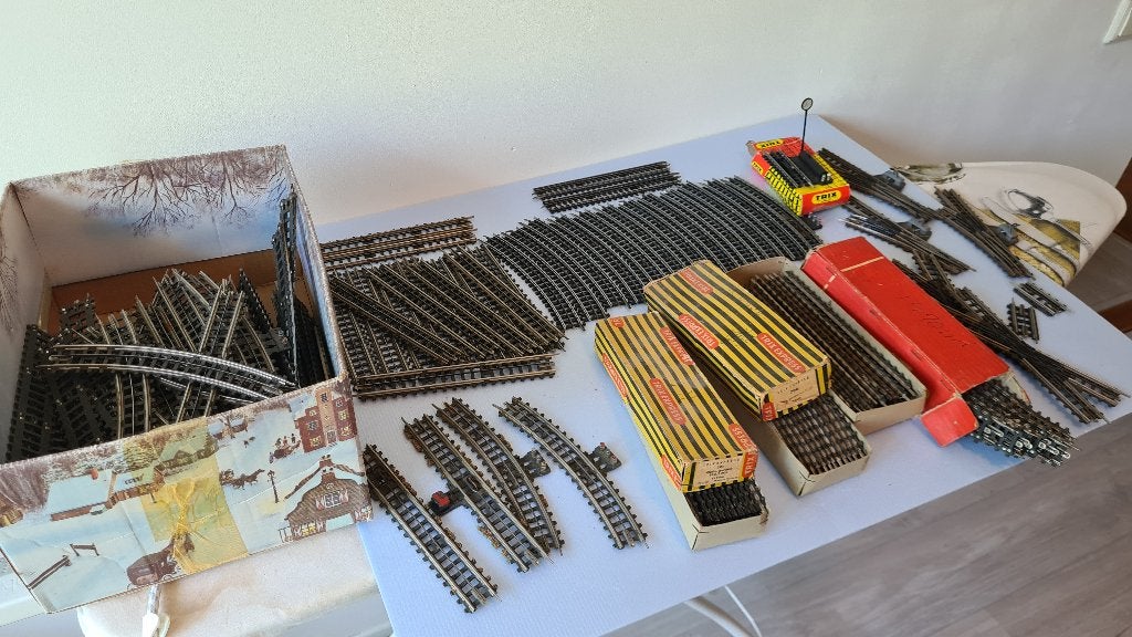 Trix Express rails diverse oud en nieuw, Gebruikt, Gelijkstroom, Verzenden, Trix