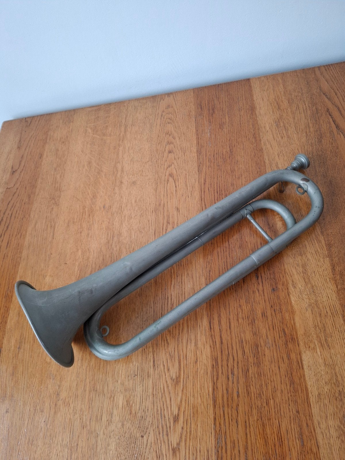 Vintage Signaaltrompet / Bugel - Gebruikt, Muziek en Instrumenten, Blaasinstrumenten | Trompetten, Ophalen, Gebruikt, Overige typen