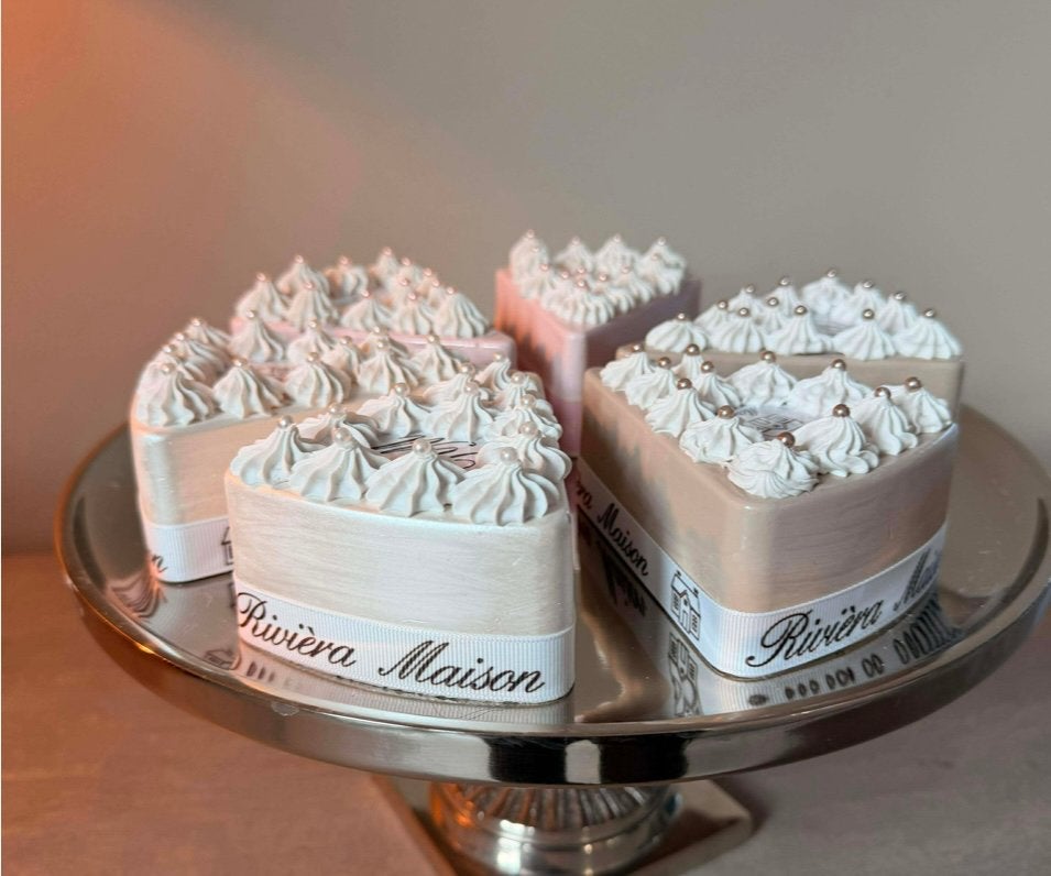 Brocante decoratie sier taartpunten met Riviera Maison lint., Huis en Inrichting, Woonaccessoires | Overige, Ophalen, Nieuw