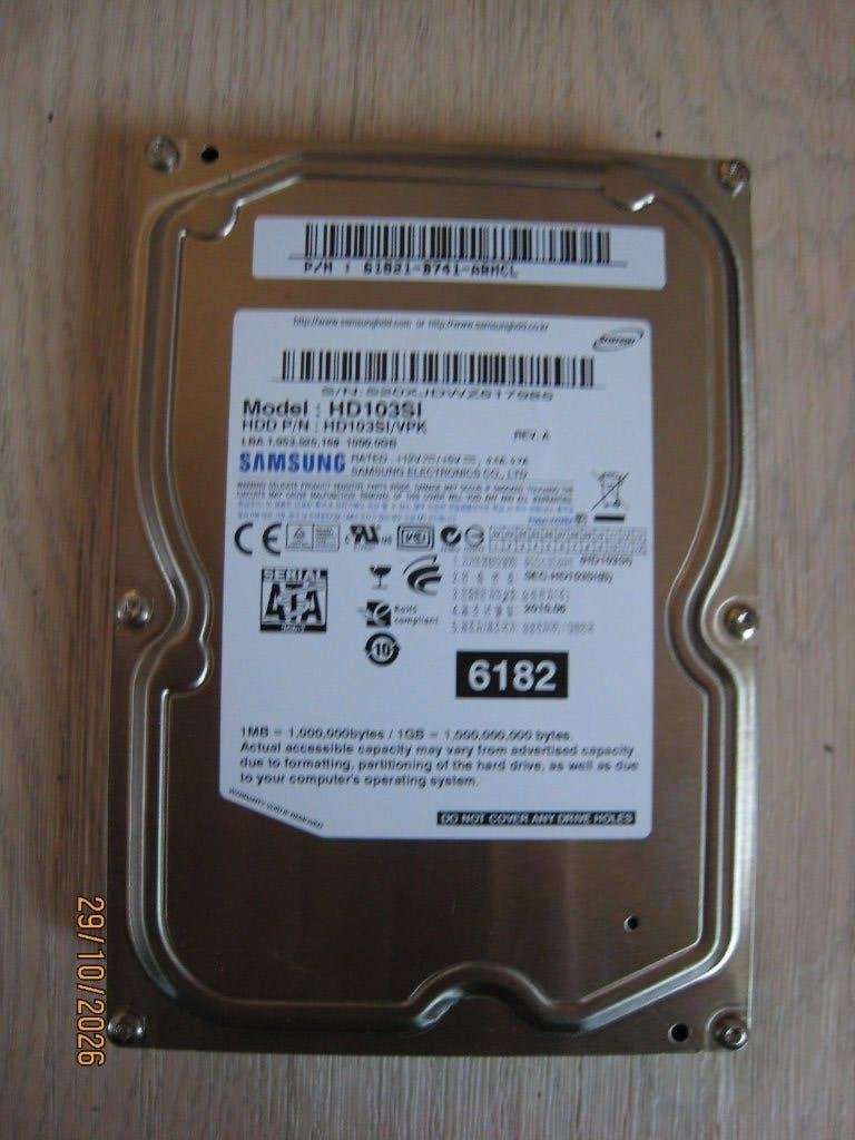 2x Samsung 1TB Sata HDD (7200/5400rpm), Computers en Software, Intern, Gebruikt, Ophalen of Verzenden, 1TB