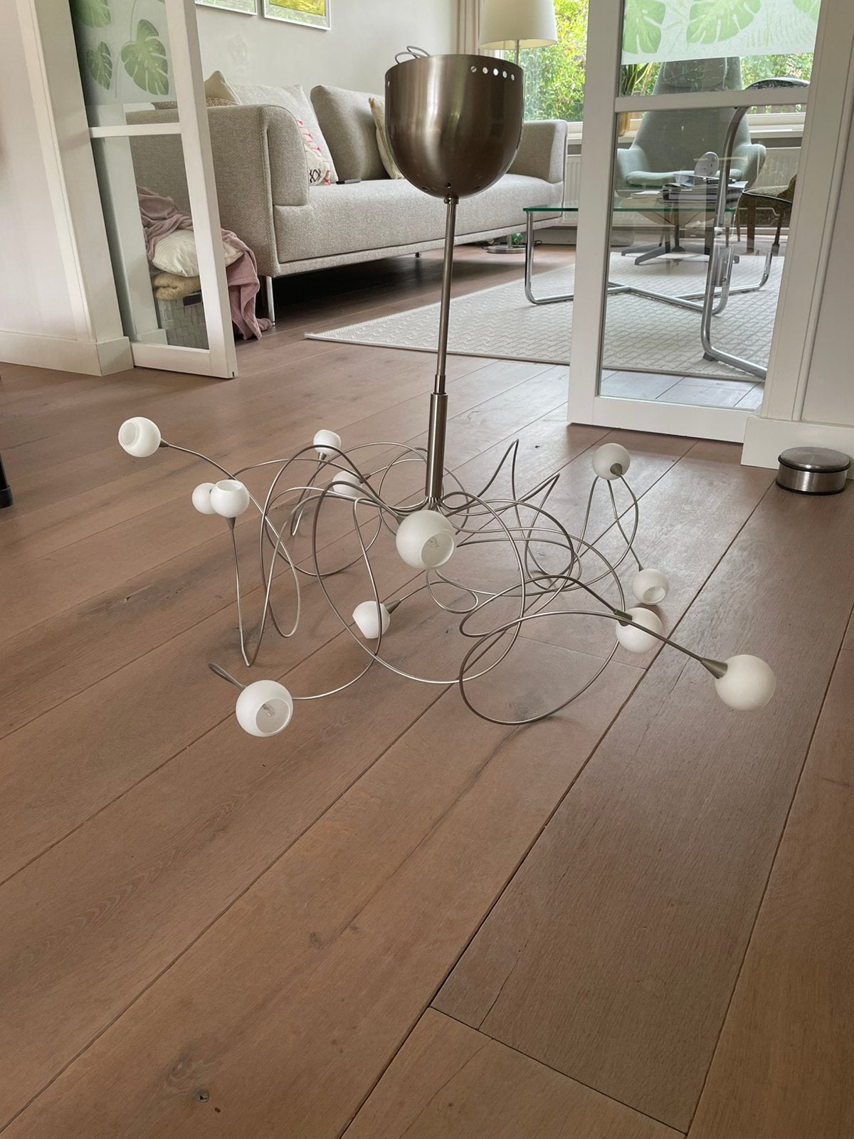 Designlamp Harco Loor Snowball halogeen dimbaar, Ophalen, Zo goed als nieuw