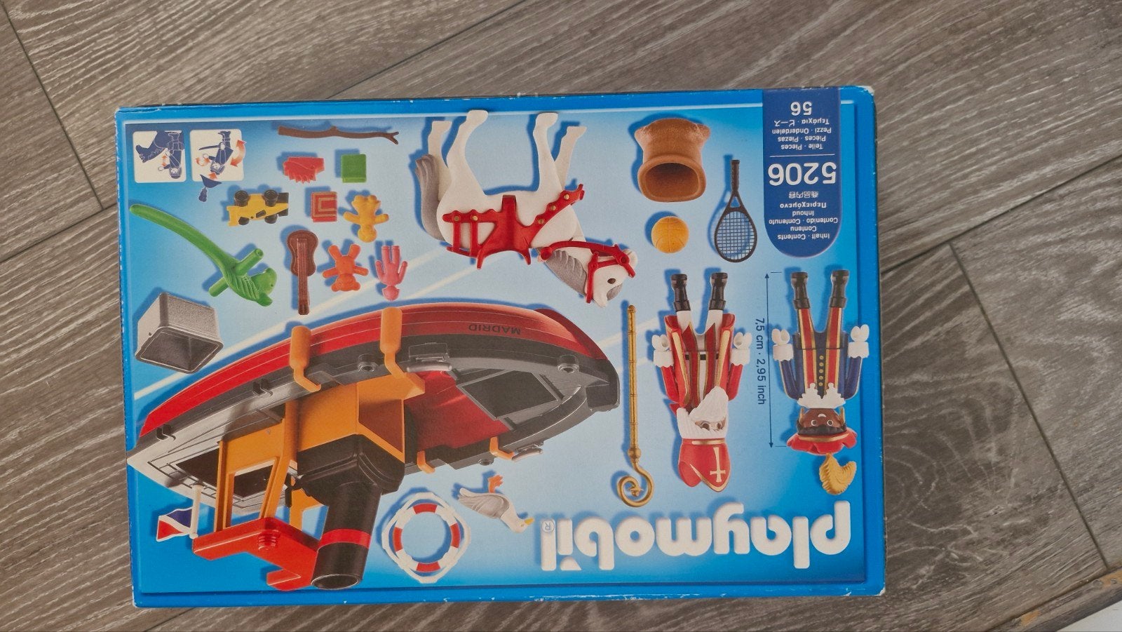 PLAYMOBIL 5206 Sinterklaas stoomboot - Ongeopend, Vintage, Complete set, Nieuw, Ophalen of Verzenden, Boot/Schip