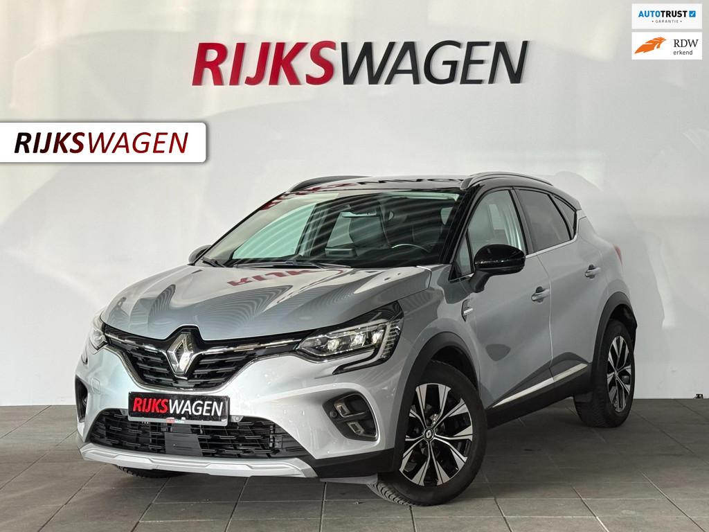 Renault Captur 1.3 TCe 140 Intens Carplay/Navi/Camera/Keyles, Auto's, Gebruikt, Zwart, 4 cilinders, Met garantie (alle)