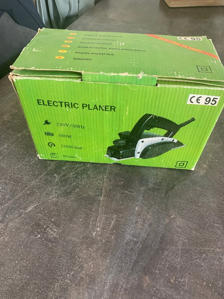 elektrische schaafmachine   zgan !, Doe-het-zelf en Verbouw, Ophalen of Verzenden, Zo goed als nieuw
