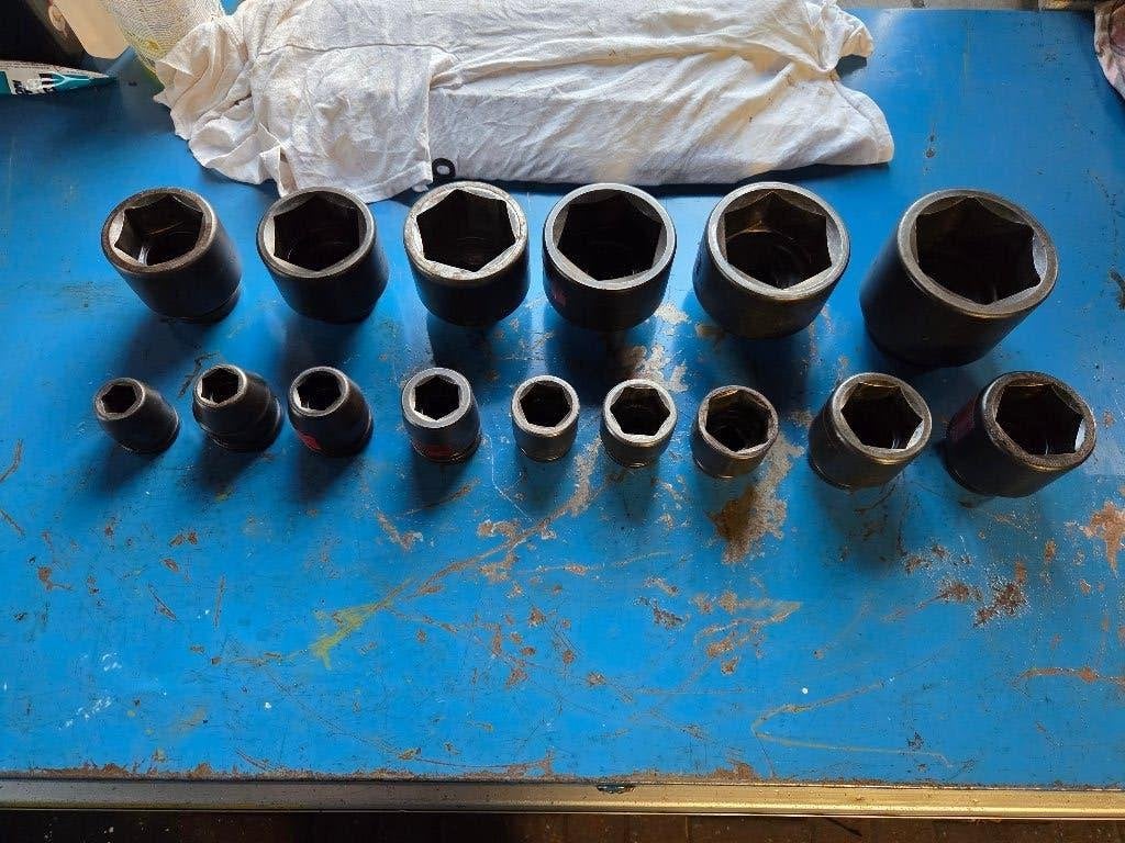 Hytorc, Gedore slagmoerdoppen krachtdoppen, Ophalen, Gebruikt, Overige merken
