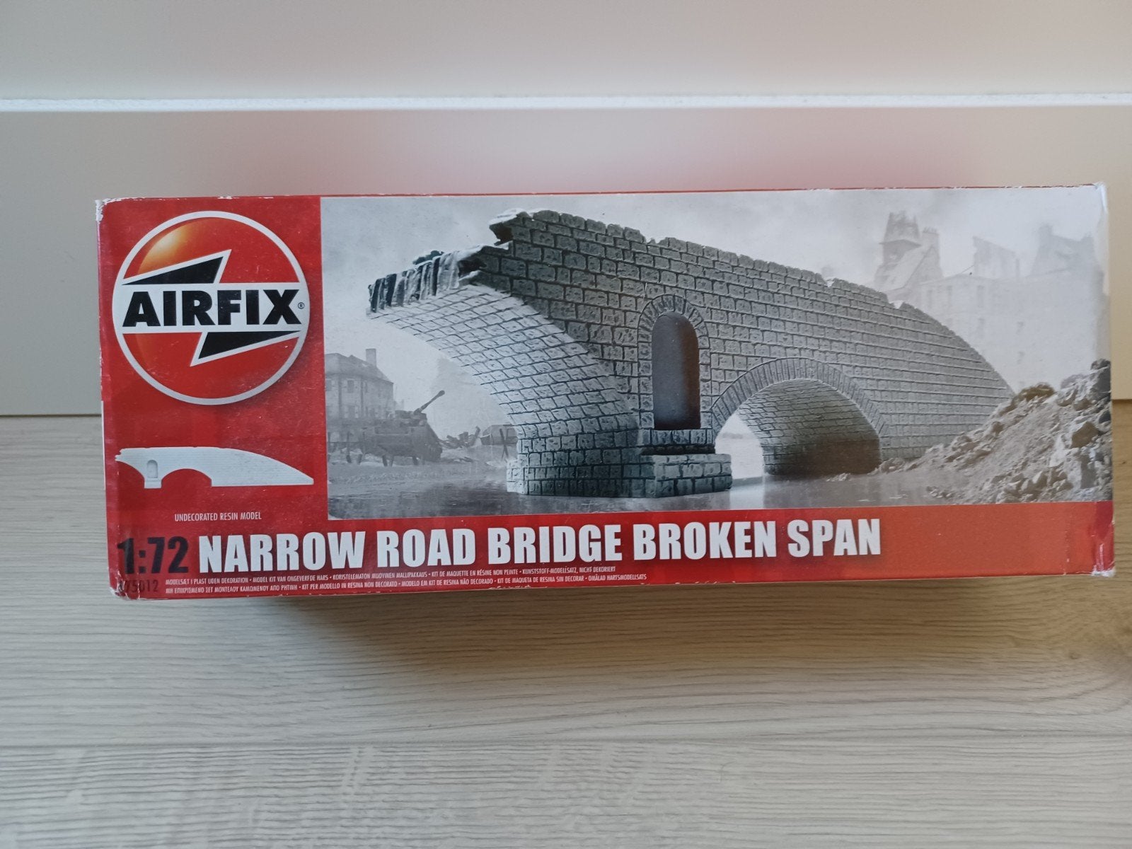 Airfix 1/72 Narrow road bridge broken span - resin model, Ophalen of Verzenden, 1:72 tot 1:144, Overige merken