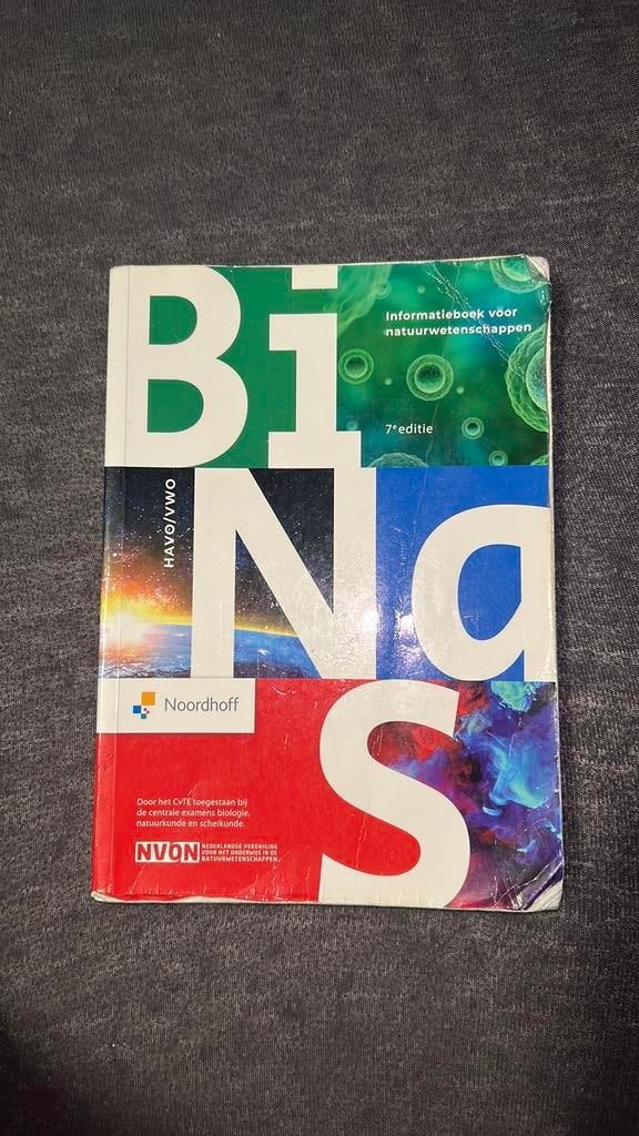 Binas 7e editie, Ophalen of Verzenden, Zo goed als nieuw, Overige niveaus, Nederlands