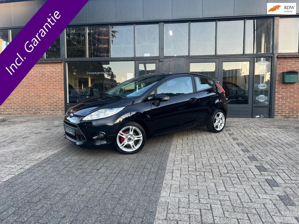 Ford Fiesta 1.4 Titanium, ST/ RS line, Climate control, Airc, Voorwielaandrijving, Stof, Gebruikt, Zwart