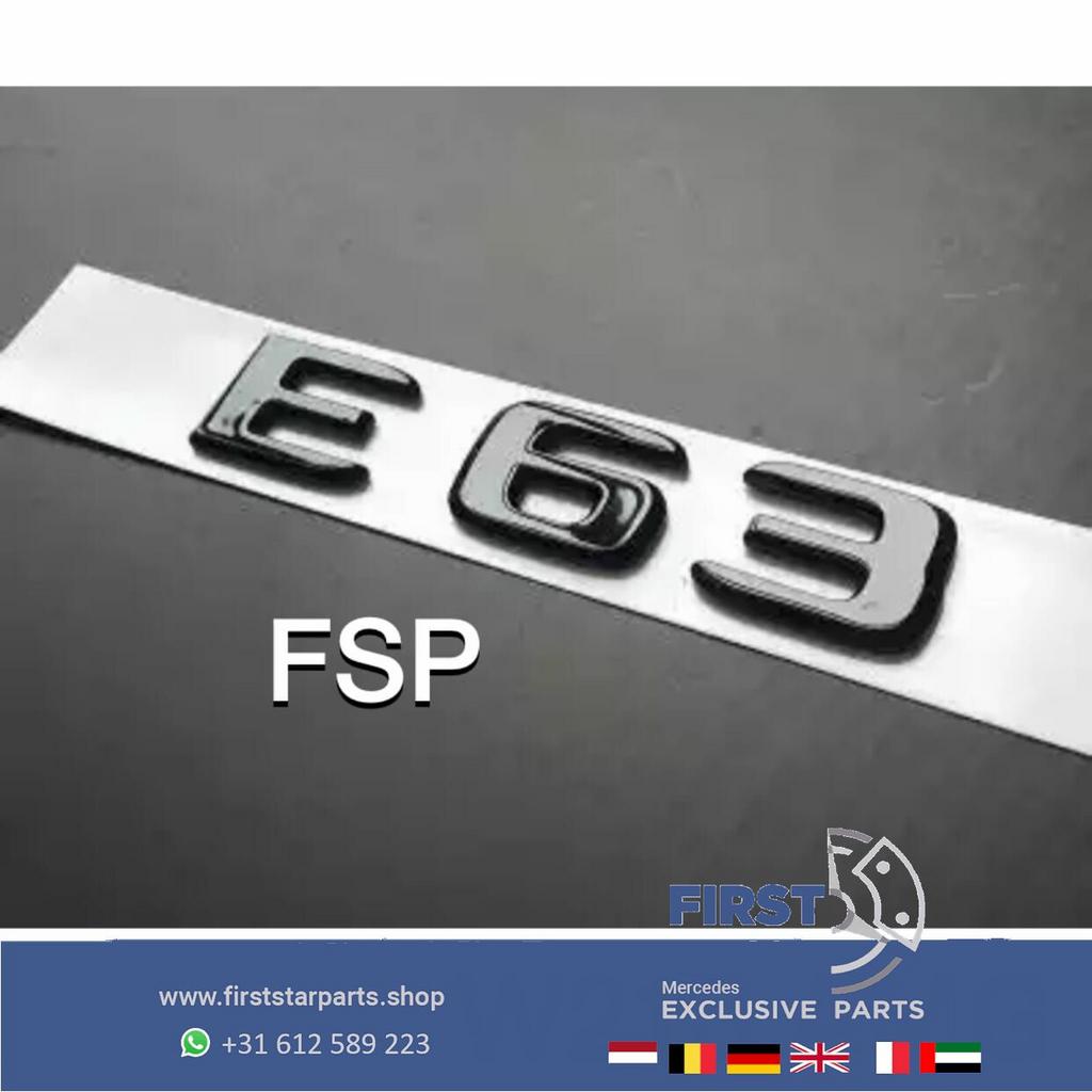W213 W238 C238 E63 EMBLEEM ZWART AMG LOGO Mercedes E Klasse
