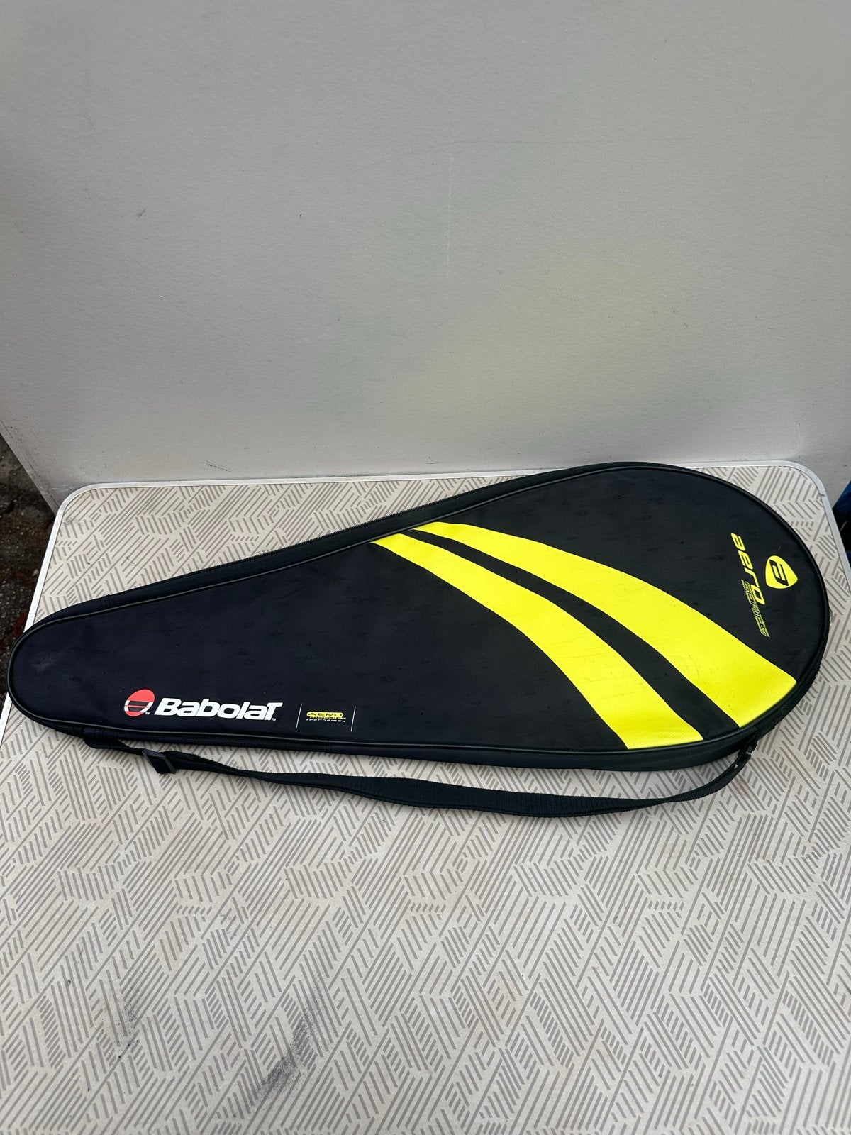 Babolat Aero Series Rackethoes - Zwart/Geel, Ophalen of Verzenden, Gebruikt, Tas, Babolat
