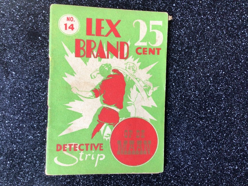 Lex Brand 14 - Op De Maan, Gelezen, Eén stripboek, Ophalen of Verzenden, Ben Abas