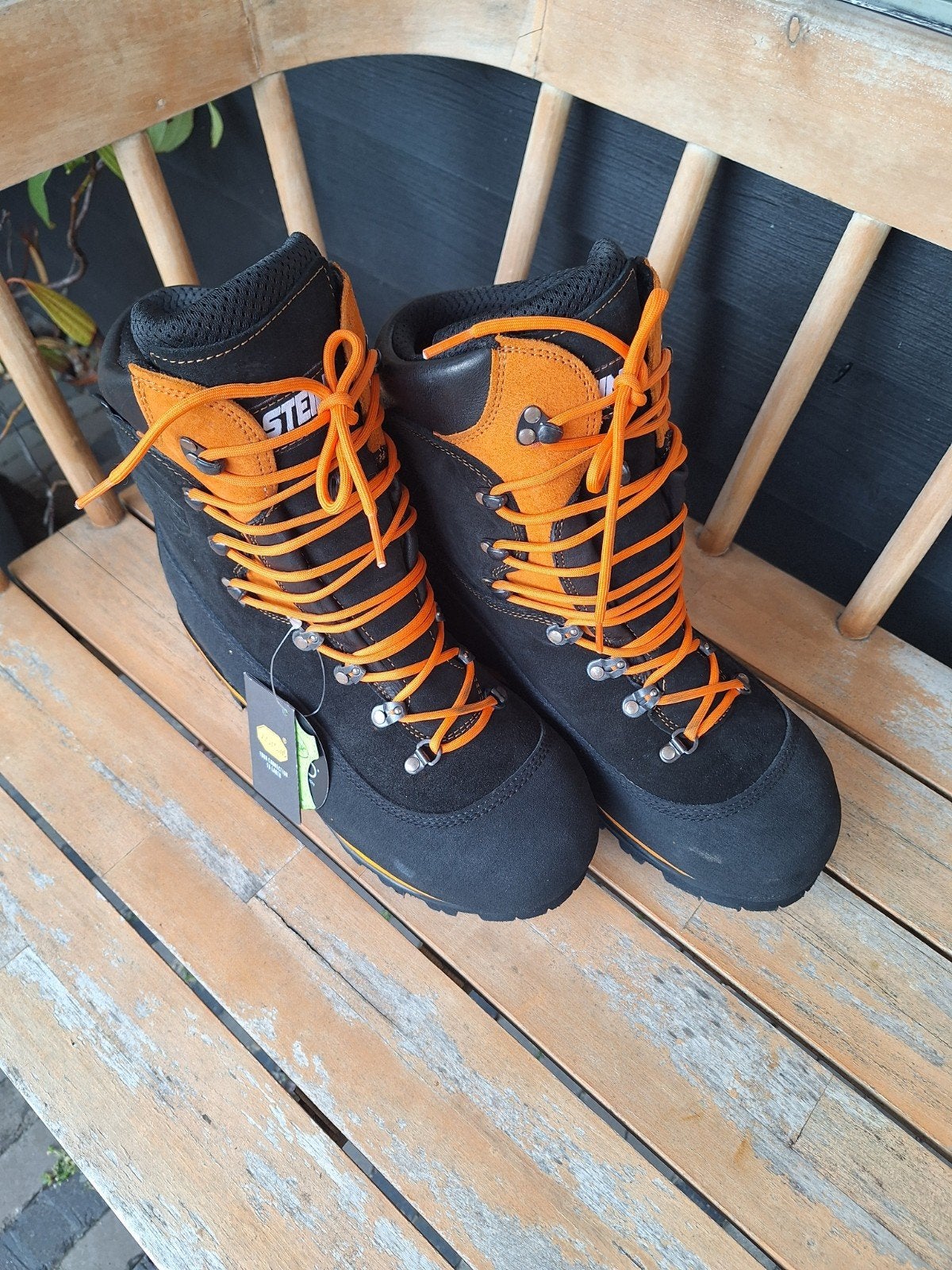 Nieuwe Stein zaagschoenen mt. 47 - Veiligheidsklasse 2, Ophalen of Verzenden, Nieuw, Schoenen