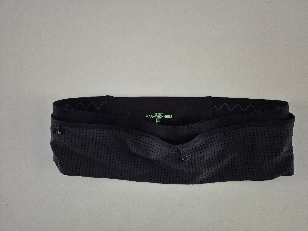 Hardloopgordel / running belt met flaconhouders, zwart, Ophalen of Verzenden, Zo goed als nieuw