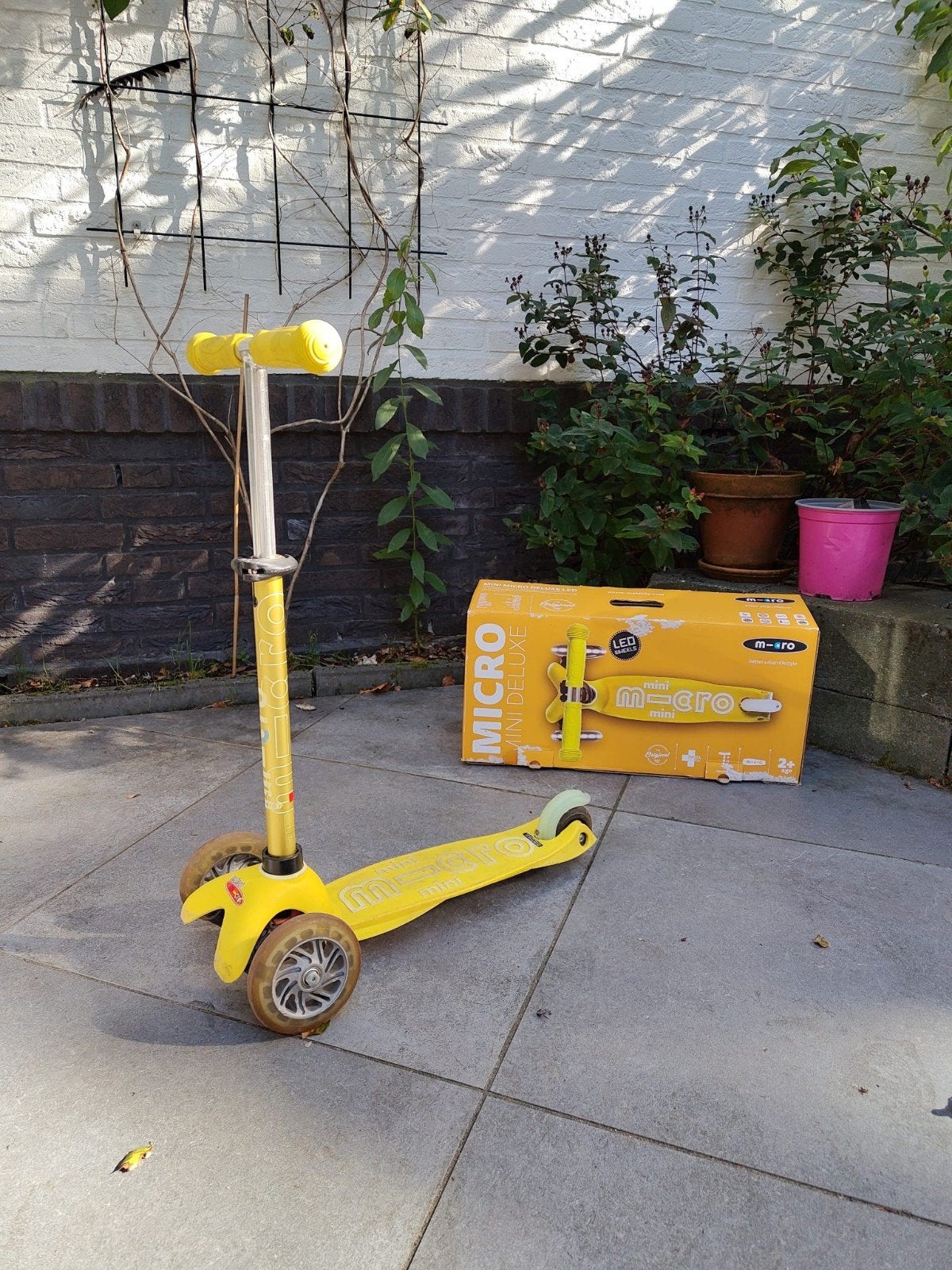 Micro mini step met LED wielen, Fietsen en Brommers, Ophalen, Gebruikt, Overige typen, Micro Mini