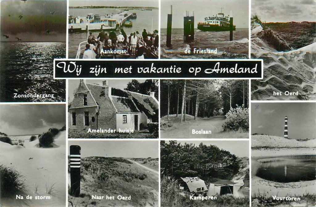 702-077-015 Ameland, Verzenden, Voor 1920, Friesland