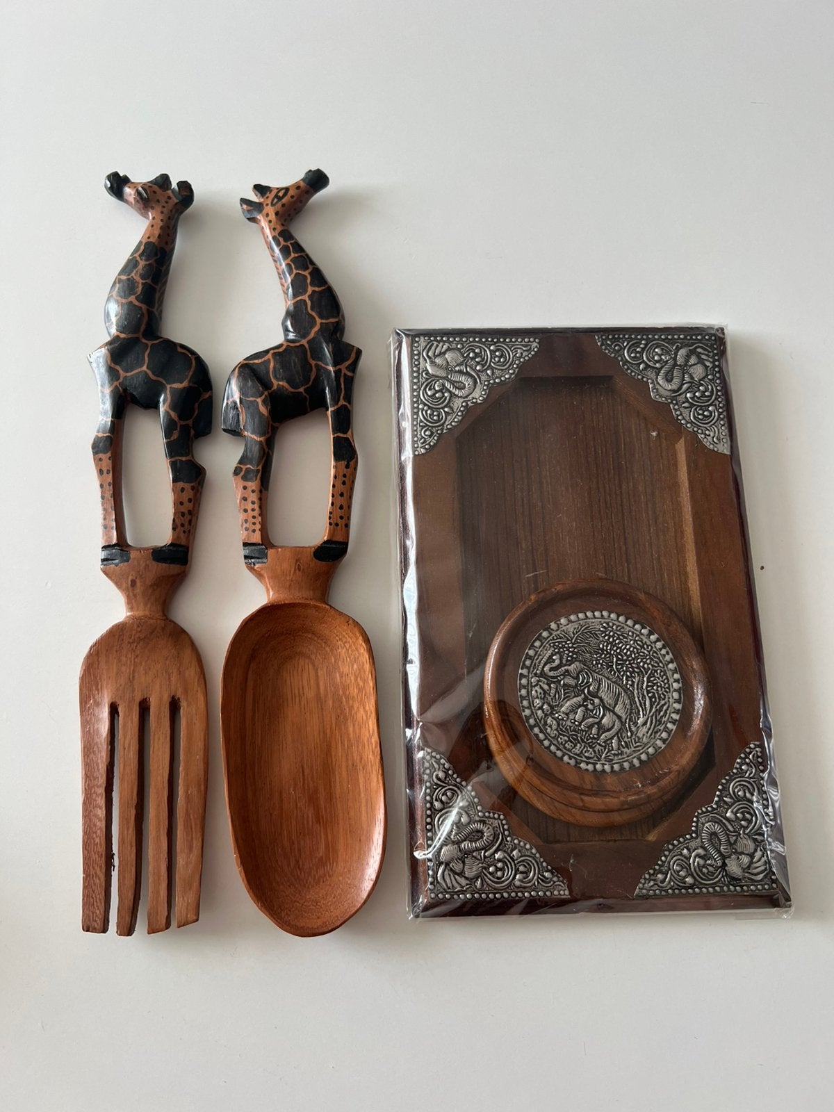 Gesneden houten voorwerpen in Afrikaanse stijl, Ophalen of Verzenden