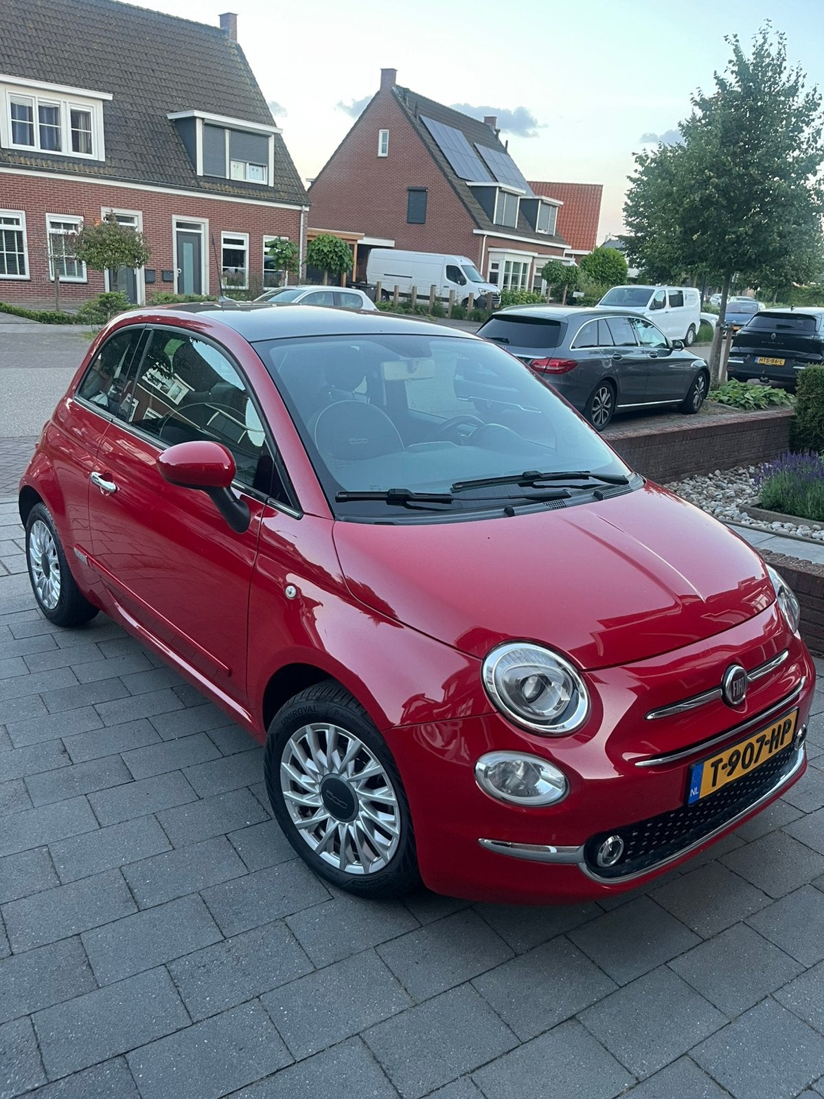 Fiat 500 1.2 2016 Rood, Auto's, Fiat, Voorwielaandrijving, 1242 cc, 4 cilinders, 840 kg