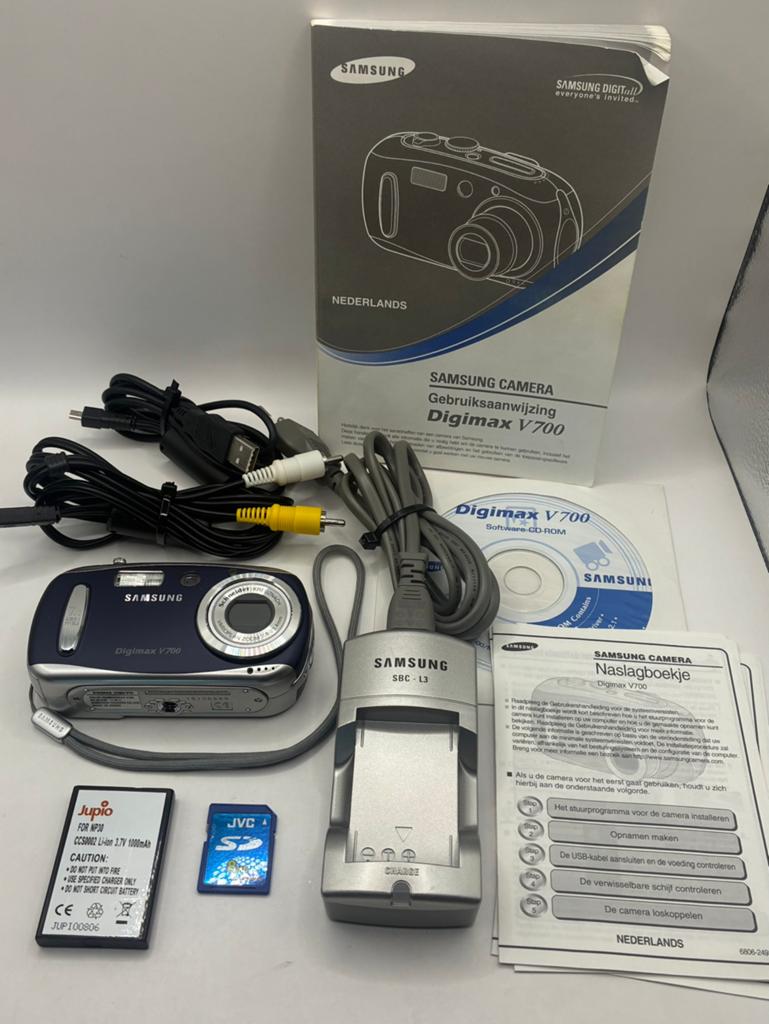 Samsung Digimax V700 - compact camera, Ophalen of Verzenden, Zo goed als nieuw, Samsung, 8 keer of meer