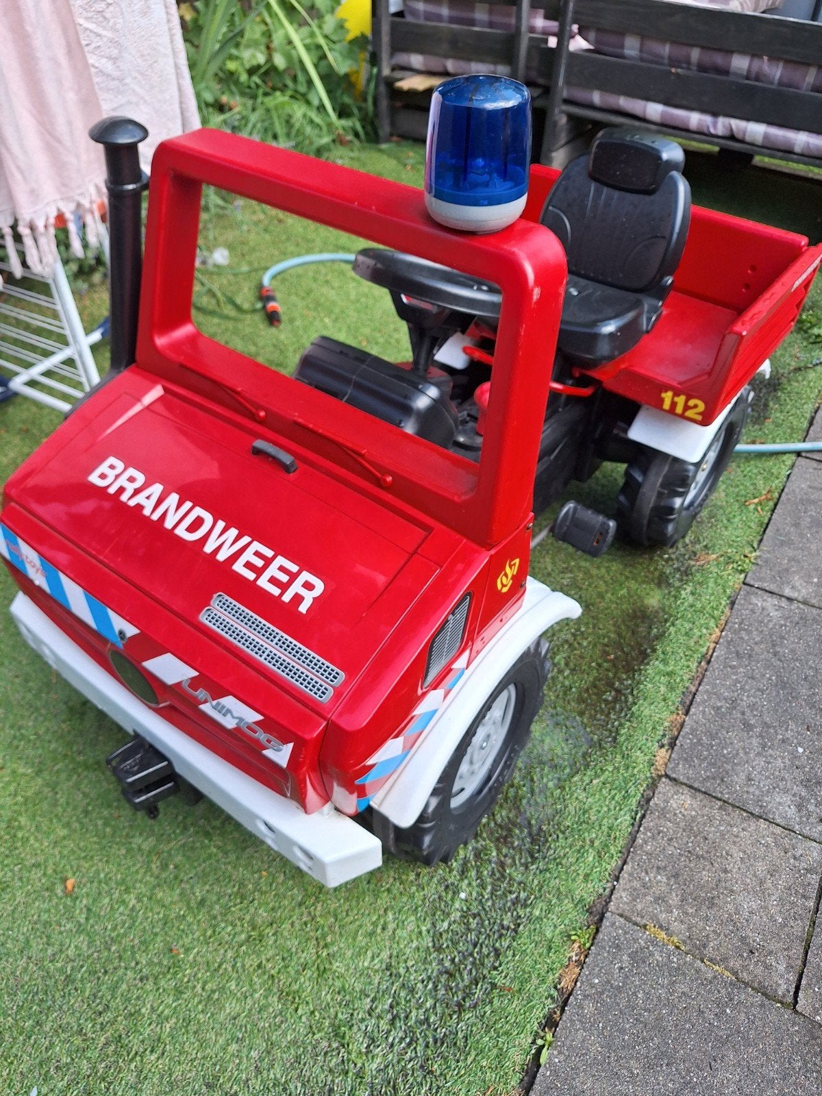 Brandweer trapauto - Rolly Toys, Ophalen, Gebruikt, Trapvoertuig