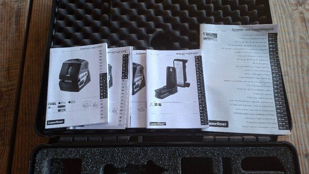 Laserliner Autocross Laser 2 XPG GROEN kruislaser, ., Ophalen of Verzenden, Zo goed als nieuw, .