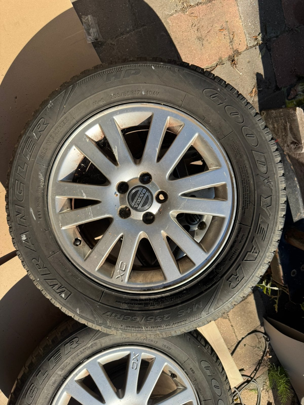 Velgen volvo xc70xc90, Ophalen