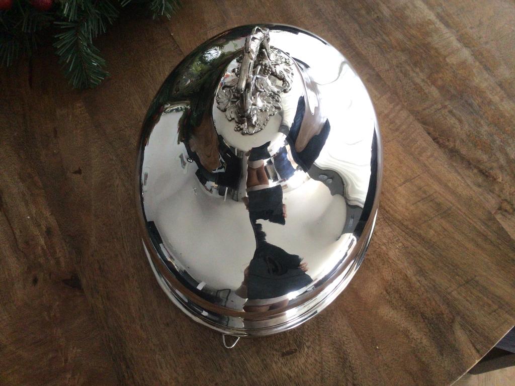 Cloche verzilverd, Ophalen of Verzenden
