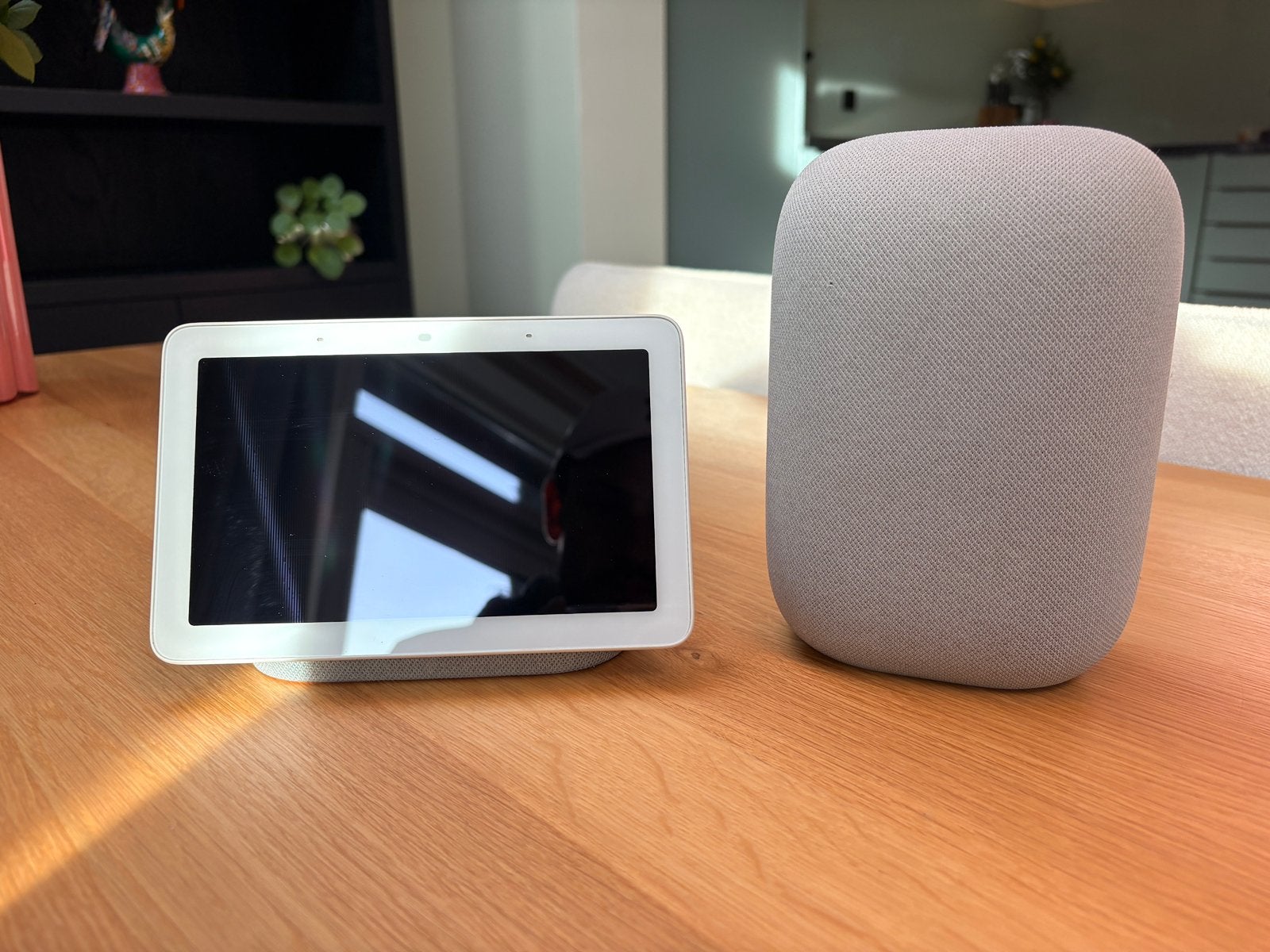 Google Nest Hub en Audio set tekoop, Ophalen of Verzenden, Zo goed als nieuw