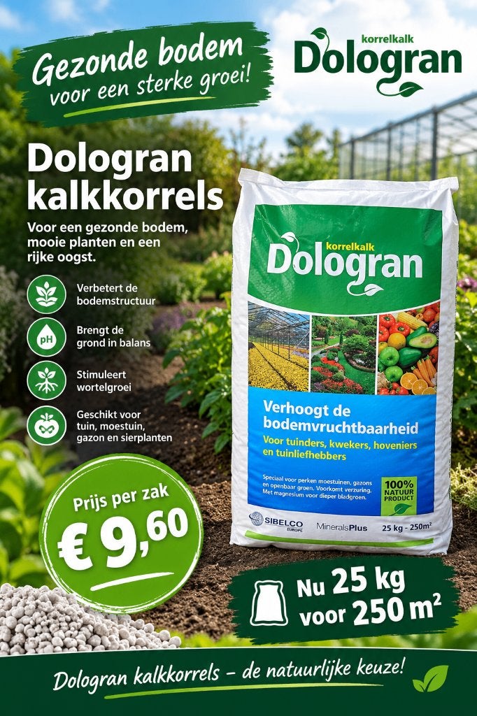 Dologran kalkkorrels 25 kg, Ophalen, Overige typen