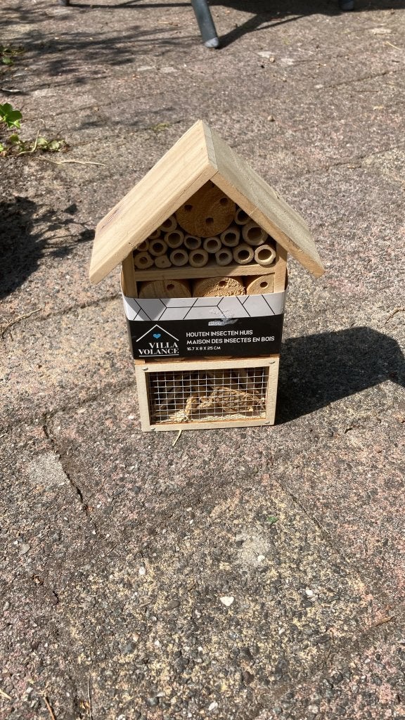 Insectenhotel, Ophalen, Nieuw